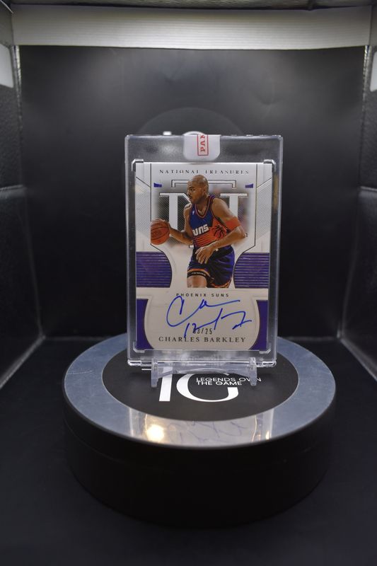 2020-21 Panini National Treasures Basketball Charles Barkley Auto 03/25 #S-CHB