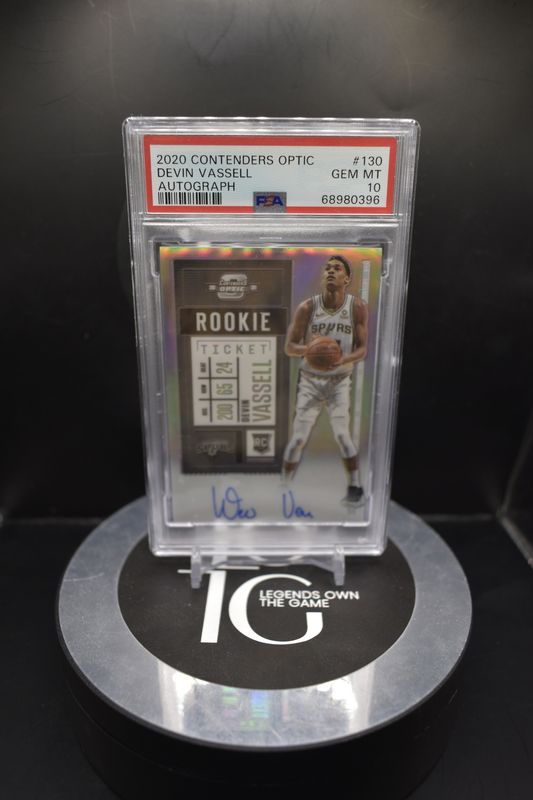 2020 Contenders Optic Devin Vassell Autograph #130 PSA 10