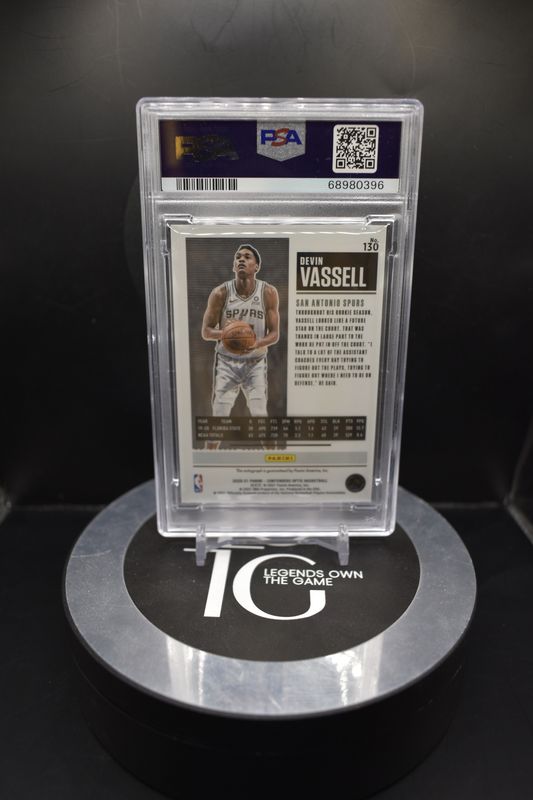 2020 Contenders Optic Devin Vassell Autograph #130 PSA 10