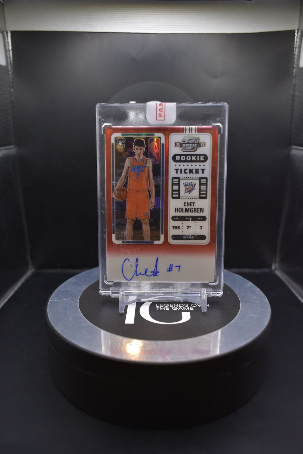 2022-23 Panini Contenders Optic Basketball Chet Holmgren Auto RC #131