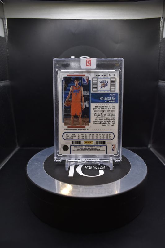 2022-23 Panini Contenders Optic Basketball Chet Holmgren Auto RC #131