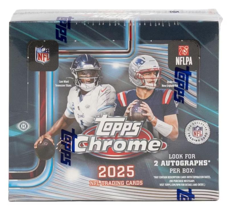 Topps Chrome Football 2025 Jumbo Box