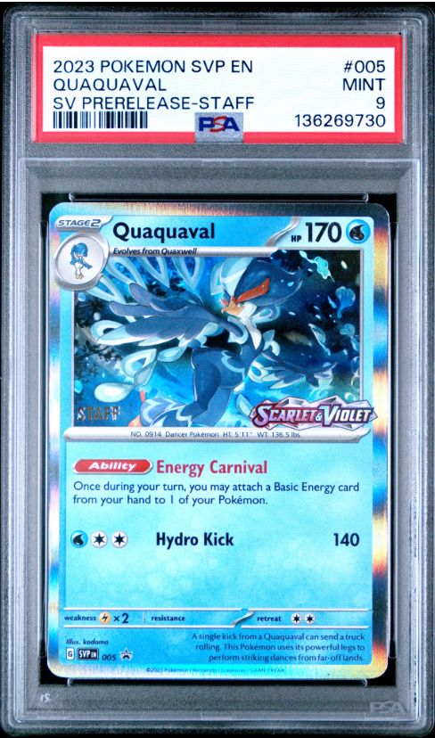 2023 Pokemon SVP EN - 16 Slabs Sequential Numbers Set