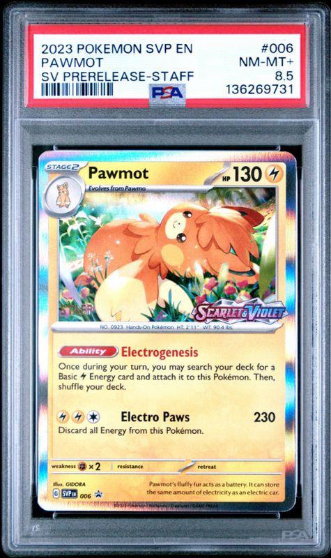 2023 Pokemon SVP EN - 16 Slabs Sequential Numbers Set