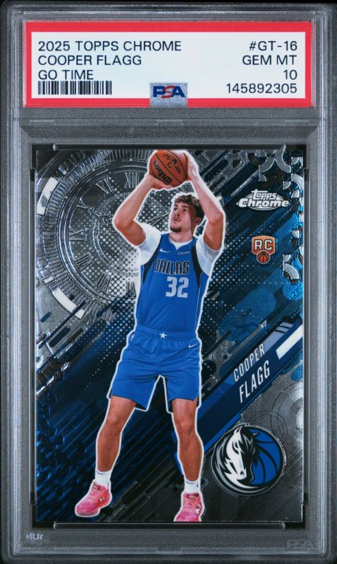 2025 Topps Chrome Cooper Flagg Go Time #GT-16 PSA 10