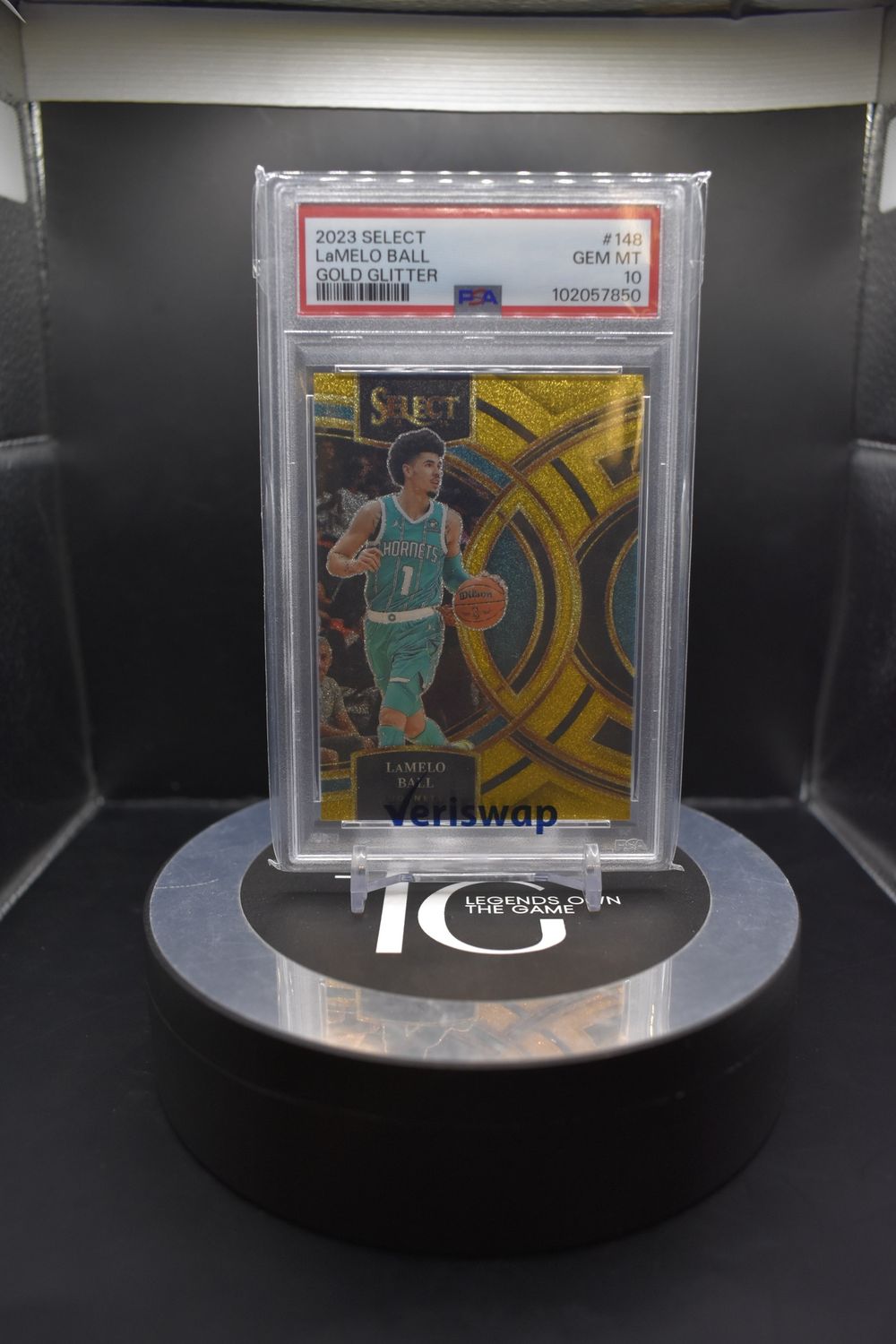 2023 Select LaMelo Ball Gold Glitter #148 PSA10