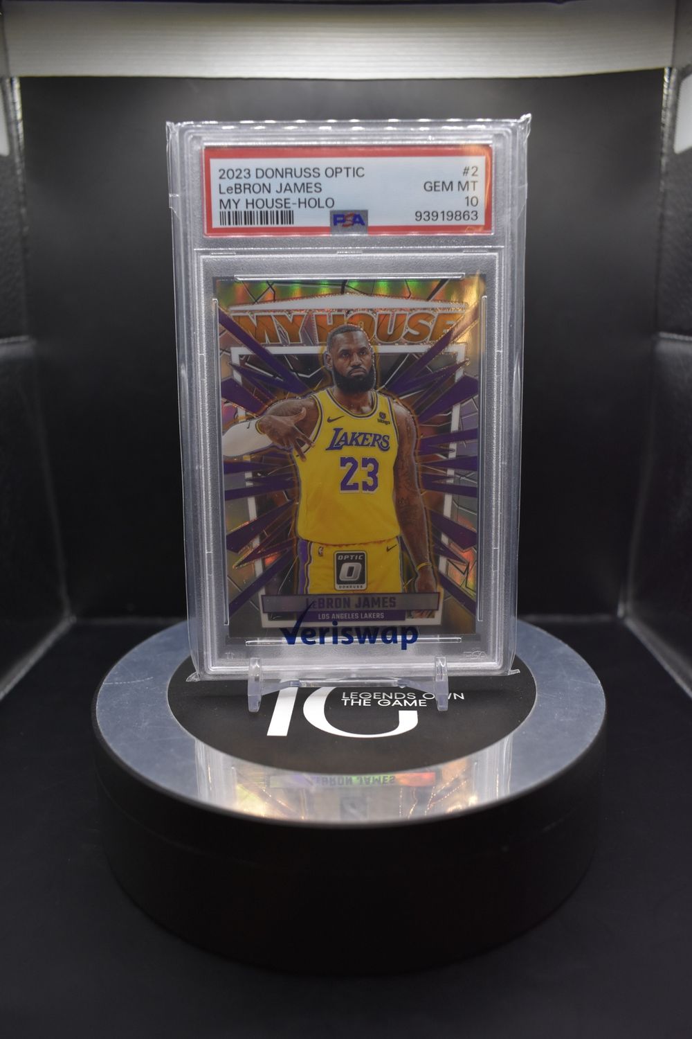 2023 Donruss Optic LeBron James My House-Holo #2 PSA 10