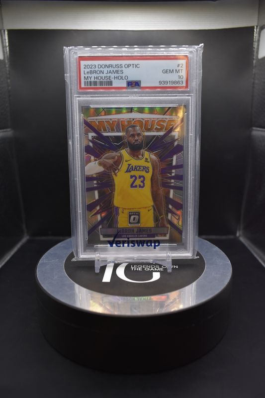 2023 Donruss Optic LeBron James My House-Holo #2 PSA 10
