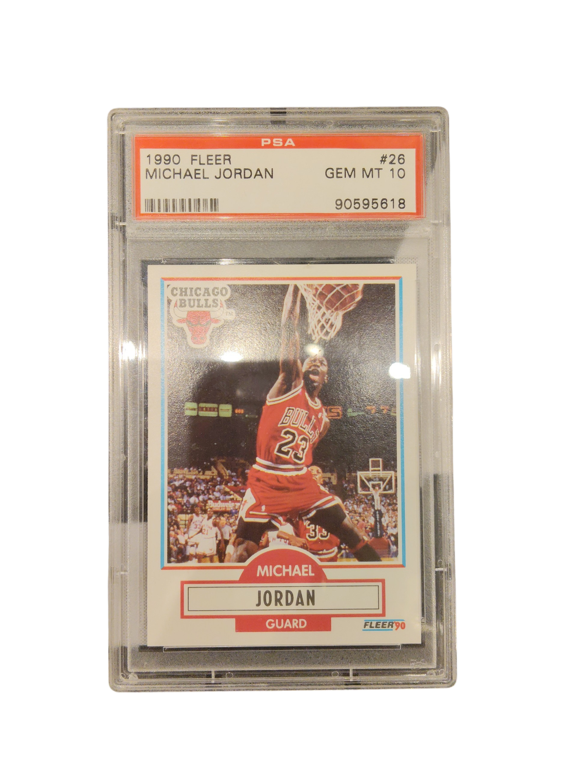 Fleer 1990 Michael Jordan #26 PSA 10