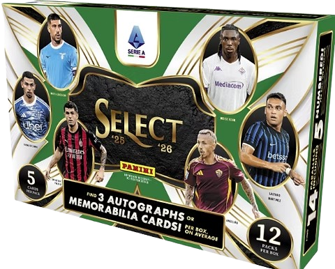 2025-26 Panini Select Serie A Soccer Hobby Box