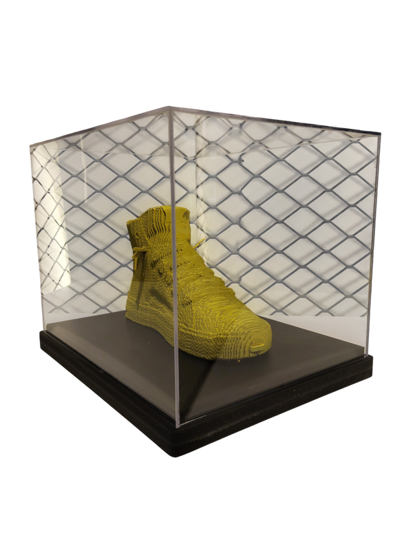 CARTONIC 3D Painted High Top Sneaker with Acrylic Box