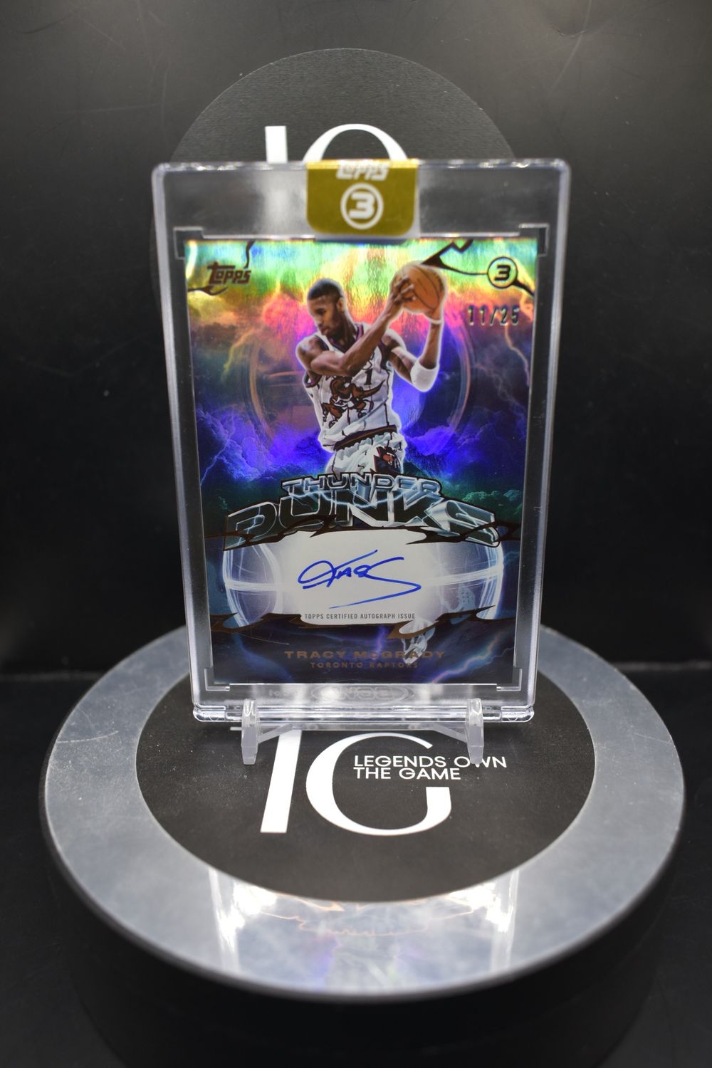 2026 Topps 3 Basketball Thunder Dunks Tracy McGrady Auto 11/25 #TD-TM