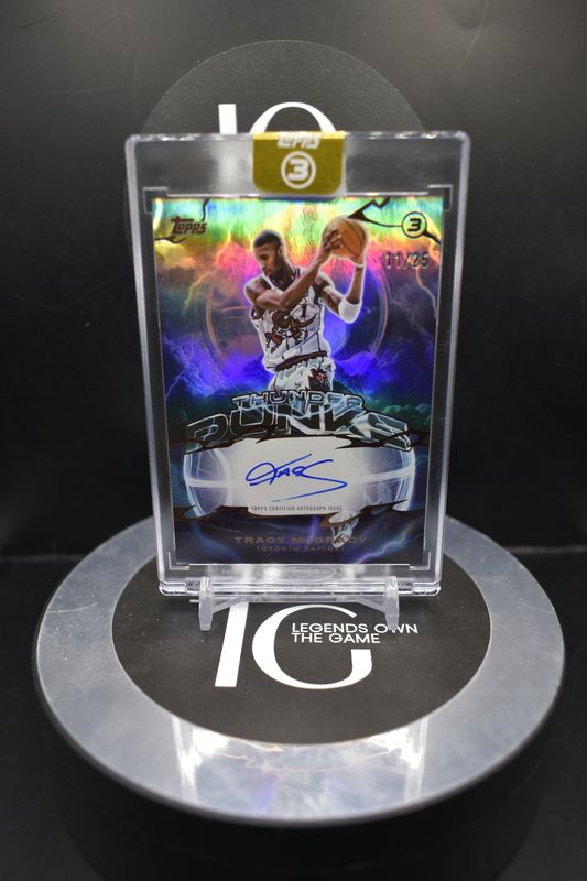 2026 Topps 3 Basketball Thunder Dunks Tracy McGrady Auto 11/25 #TD-TM