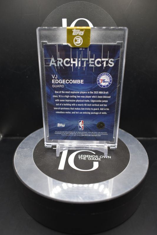 2026 Topps 3 Basketball Architects VJ Edgecombe 8/15 #AR-3