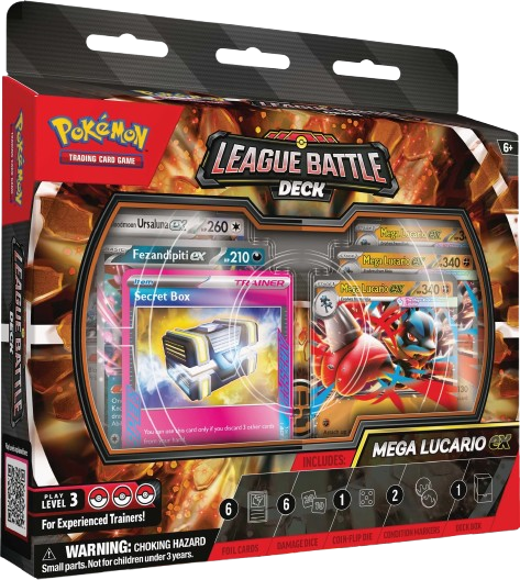 Pokemon Mega Lucario Ex League Battle Deck