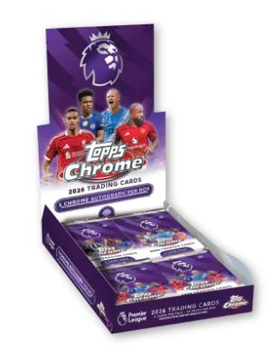 2026 Topps Chrome Premier League EPL Soccer Hobby Box