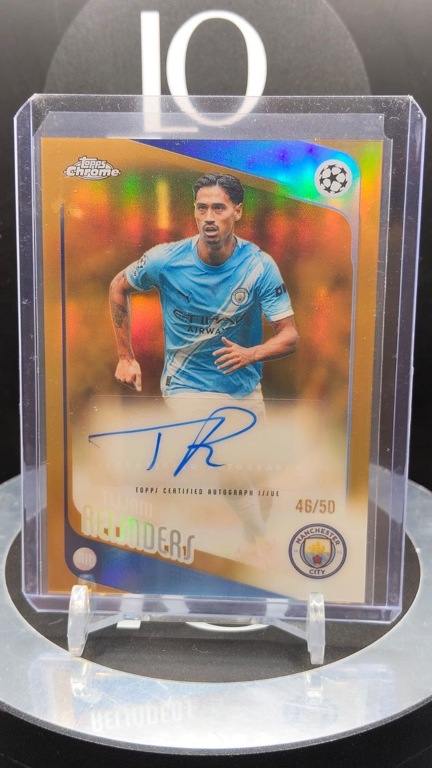 2025-26 Topps Chrome UCC Tijjani Reijnders Auto 46/50 #CA-TR