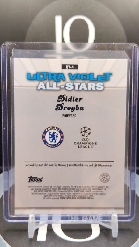2026 Topps Chrome UCC Didier Drogba 39/99 #UV-4