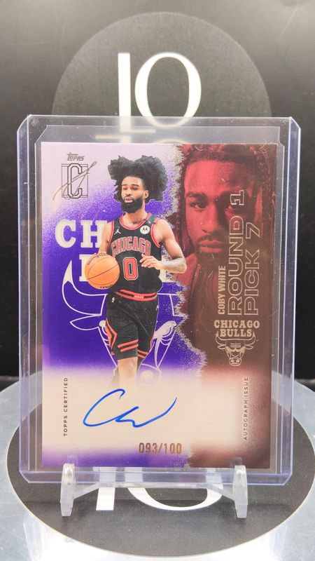 2026 Topps Signature Class Basketball Coby White Auto 93/100 #VCA-CBE