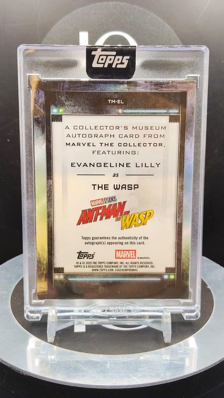2025 The Collector's Museum The Wasp with Evangeline Lilly Auto 42/100 #TM-EL