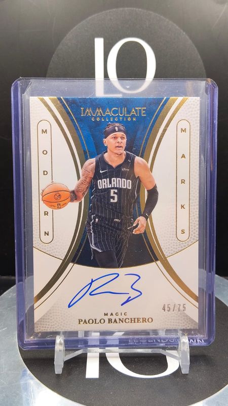 2024-25 Panini Immaculate Collection Paolo Banchero Auto 45/75 #MM-PBA