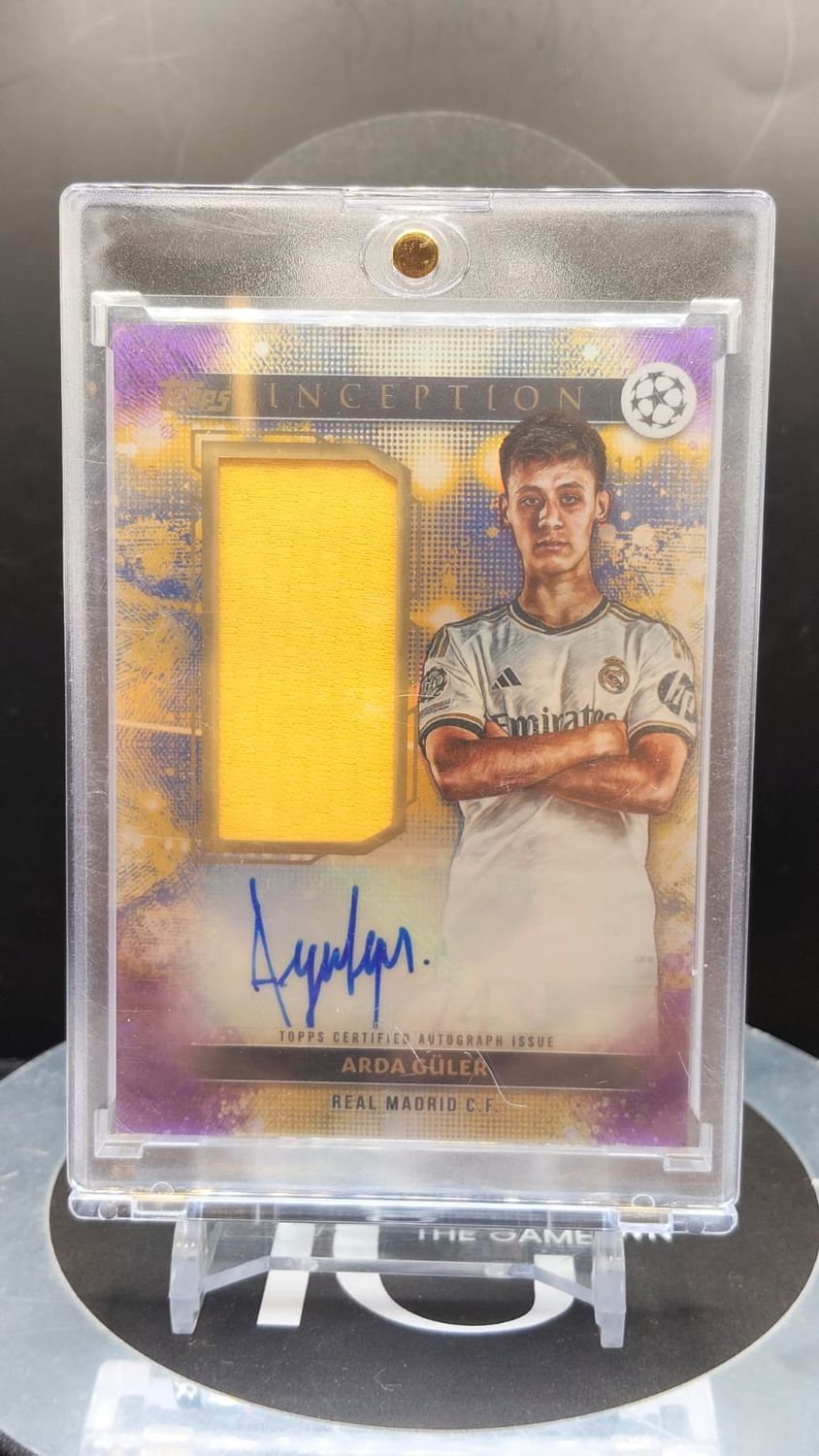 2024-25 Topps Inception UCC Arda Guler Auto Relic Card 13/25 #WWAR-AG