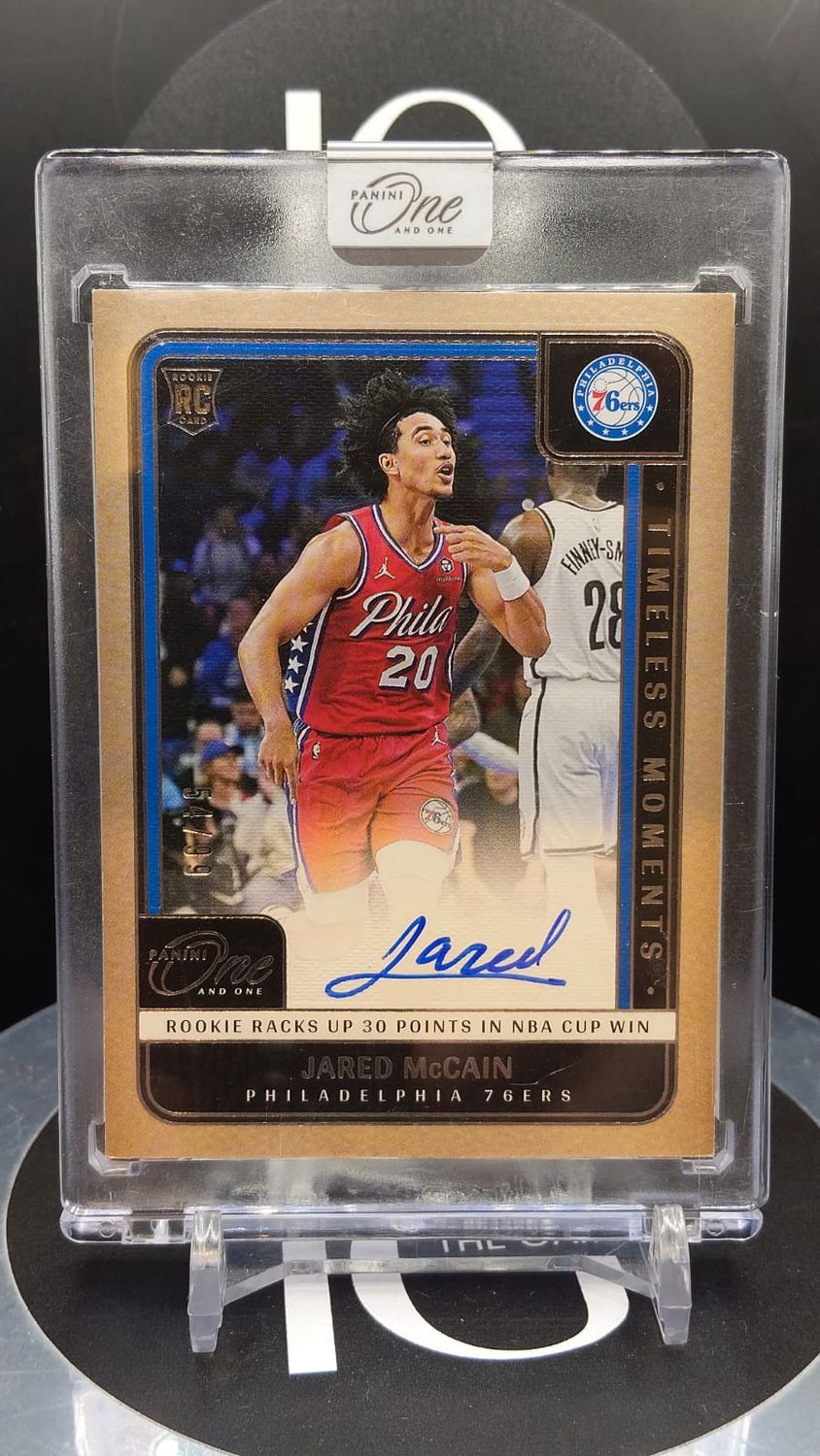 2024-25 Panini One and One Basketball Jared McCain Auto RC 54/99 #TMA-MCC