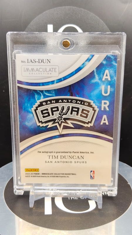 2024-25 Panini Immaculate Collection Basketball Tim Duncan Auto 03/10 #IAS-DUN