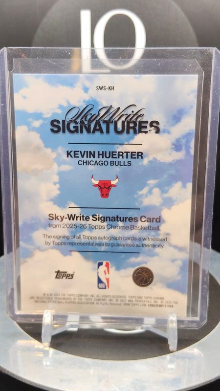 2025-26 Topps Chrome Basketball Kevin Huerter Auto 1/5 #SWS-KH