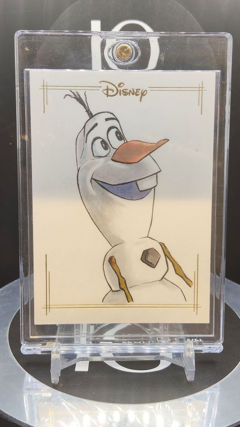 2025 Topps Disney Chrome Sketch Card Signed and Authenticated by Antni Ellison