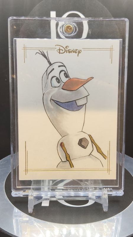 2025 Topps Disney Chrome Sketch Card Signed and Authenticated by Antni Ellison
