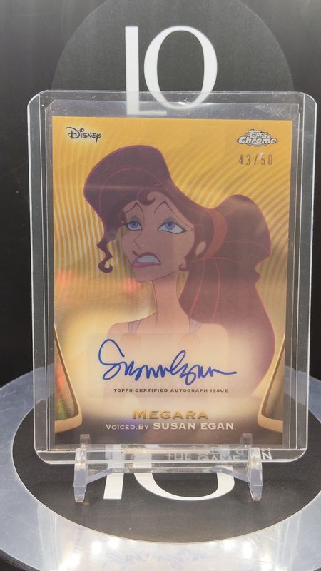 2025 Topps Disney Chrome Megara Signed by Susan Egan #AA-SE