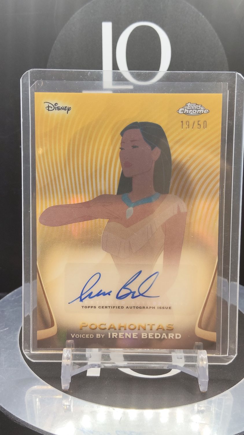 2025 Topps Disney Chrome Pocahontas Signed by Irene Bedard