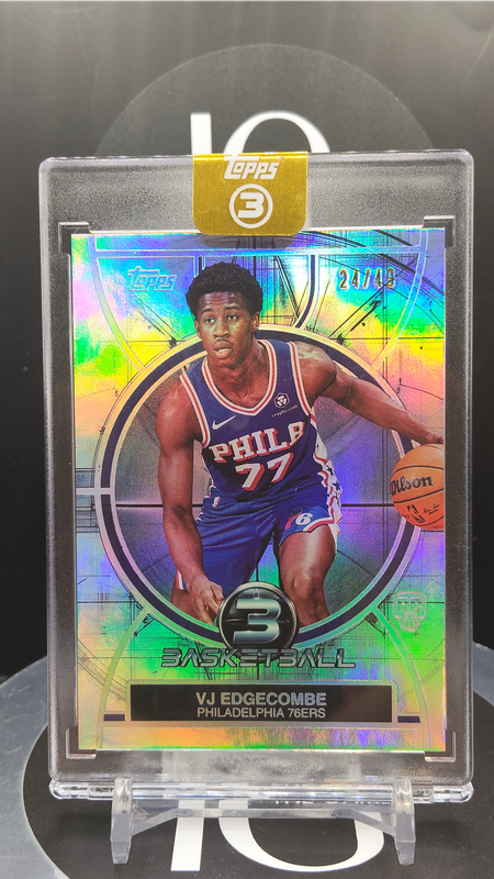 2026 Topps 3 Basketball VJ Edgecombe 24/49 #63
