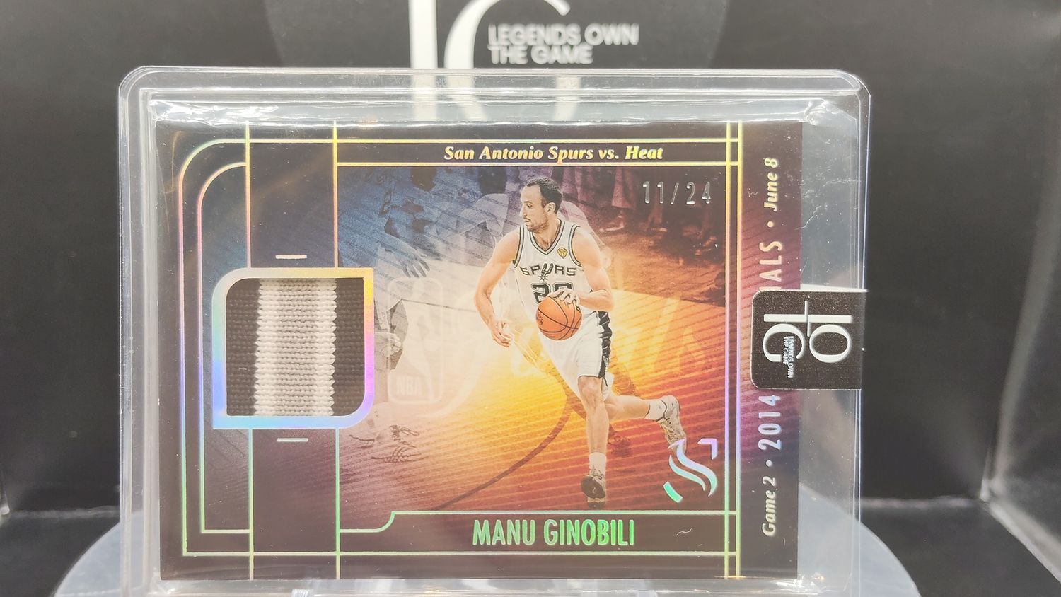 2024-25 Panini Silhouette Manu Ginobili 11/24 #FM-MGB