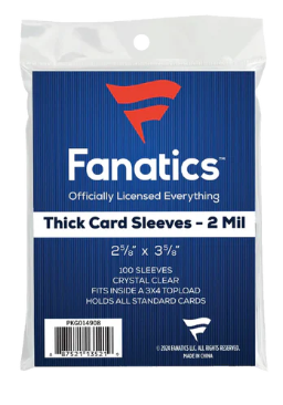 Fanatics Soft Sleeves 2 Mil Thick (100 Count)