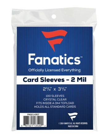 Fanatics Soft Sleeves 2 Mil (100 Count)