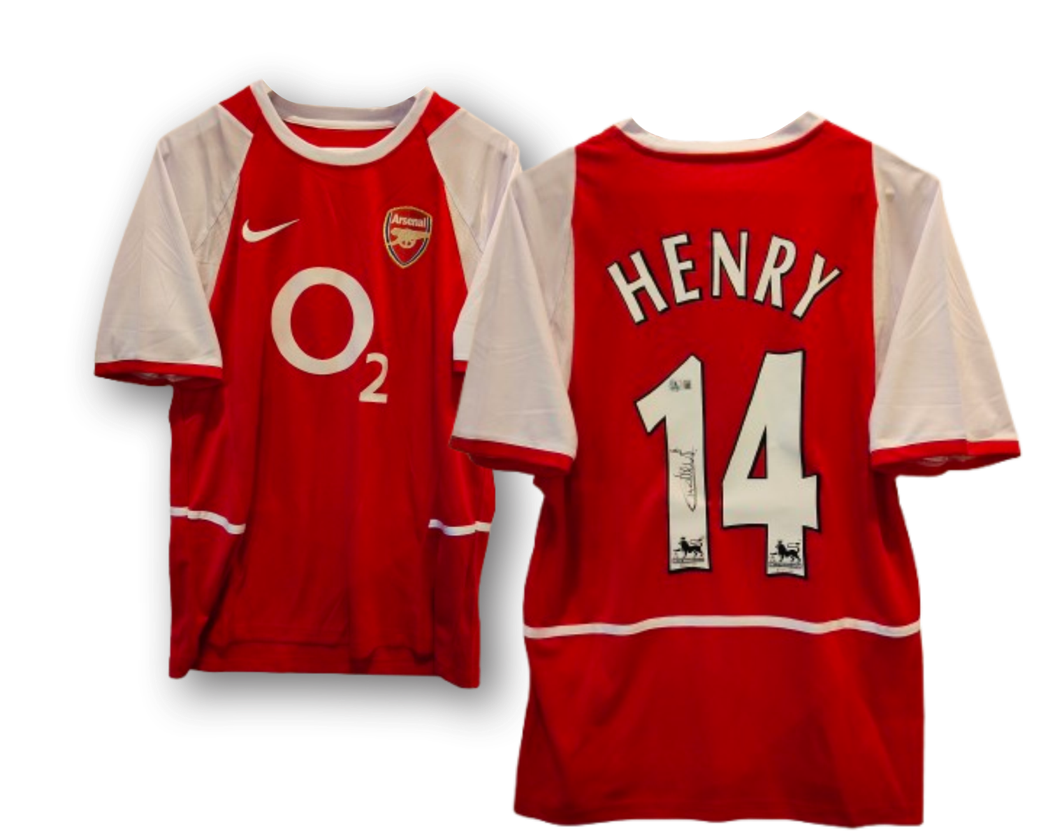 Thierry Henry Signed Arsenal Home Jersey