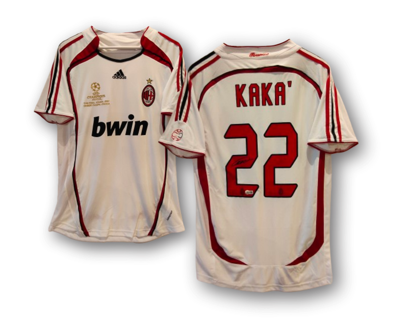 Ricardo Kaka #22 AC Milan 06/07 Away Signed Jersey