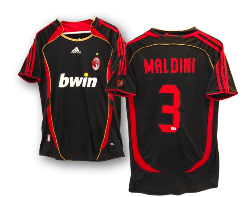 Paolo Maldini #3 AC Milan 06/07 Third Signed Jersey