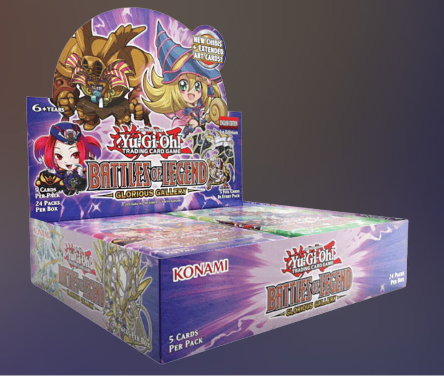 YGO TCG: Battles of Legends: Glorious Gallery Booster Box