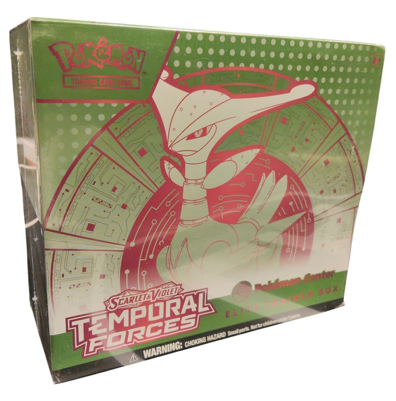 Temporal Forces Pokemon Center Elite Trainer Box (Exclusive) [Iron Leaves] - SV05: Temporal Forces (TEF