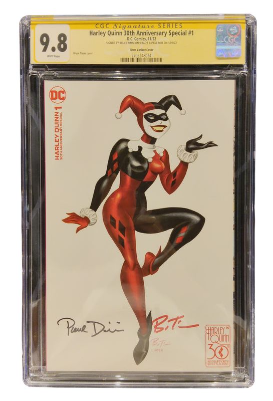 Harley Quinn 30th Anniversary Special #1 D.C Comics 11/22 CGC 9.8 B.Timm &amp; P. Dini Auto
