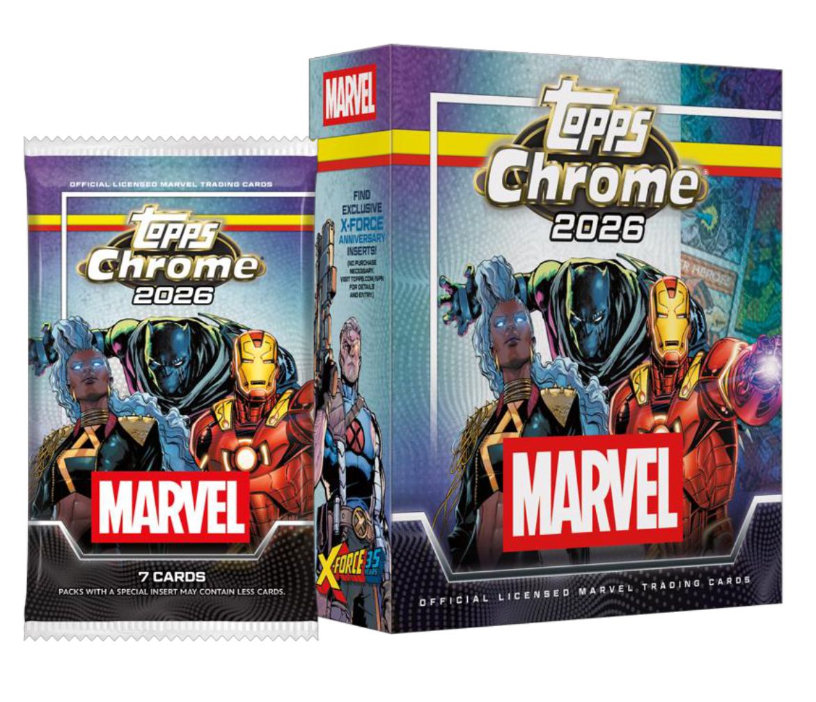 Topps Marvel Comics Chrome 2026 Mega Box