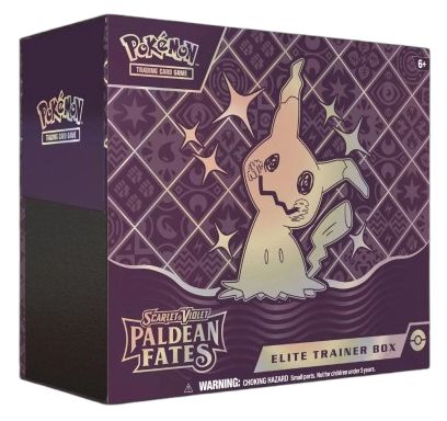 Pokémon Scarlet &amp; Violet Paldean Fates Elite Trainer Box