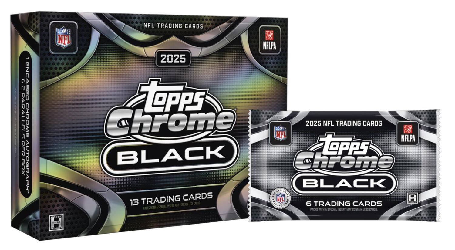 Topps Chrome Black Football 2025 Hobby Box
