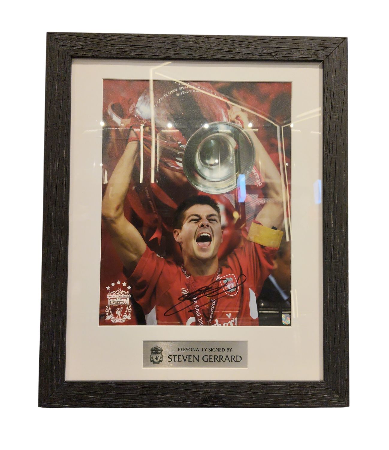 Steven Gerard Signed Poster