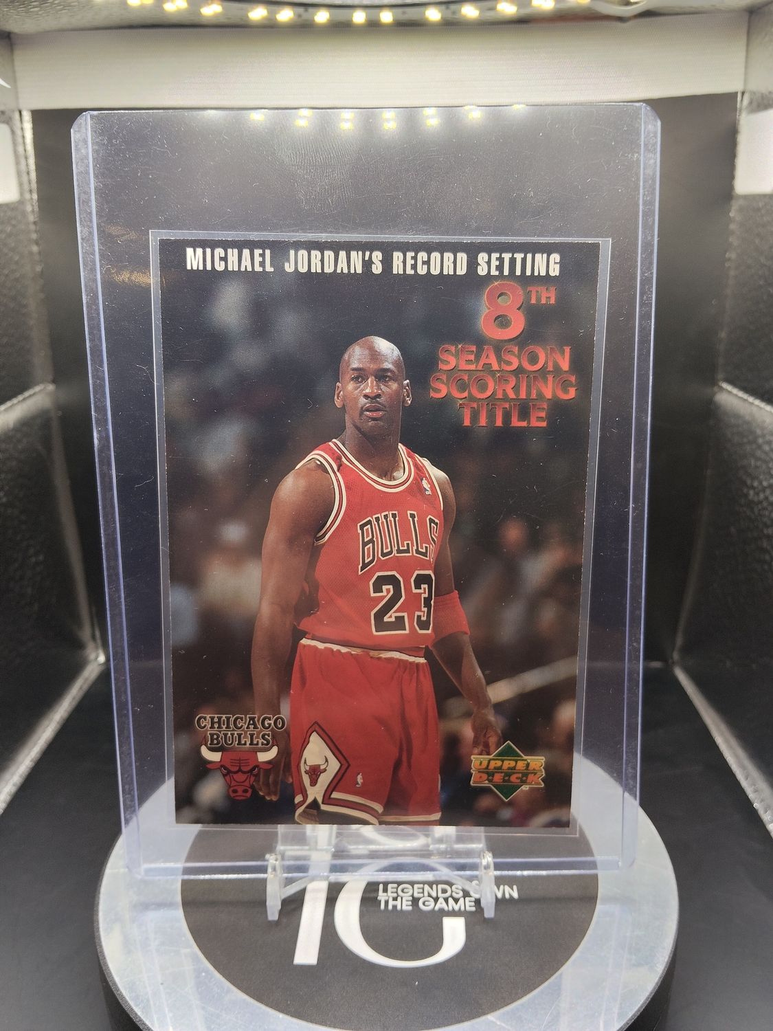 1996 Upper Deck Michael Jordan's Record Setting 8th Season Scoring Title