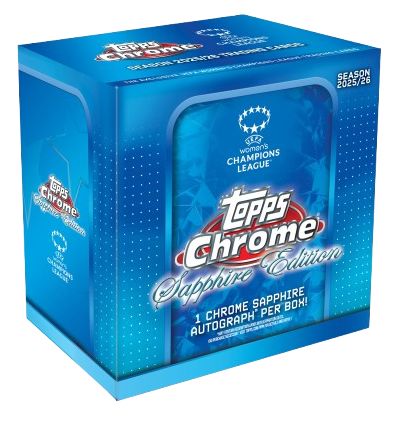 Topps UWCL Chrome 2026 - Sapphire Hobby Box