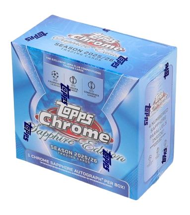 Topps UCC Chrome 2025 -26 - Sapphire Hobby Box
